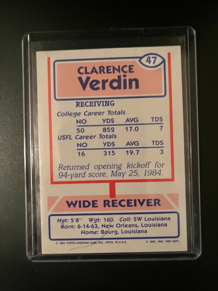 Washington Redskins Vintage Rookie USFL Cards | eBay