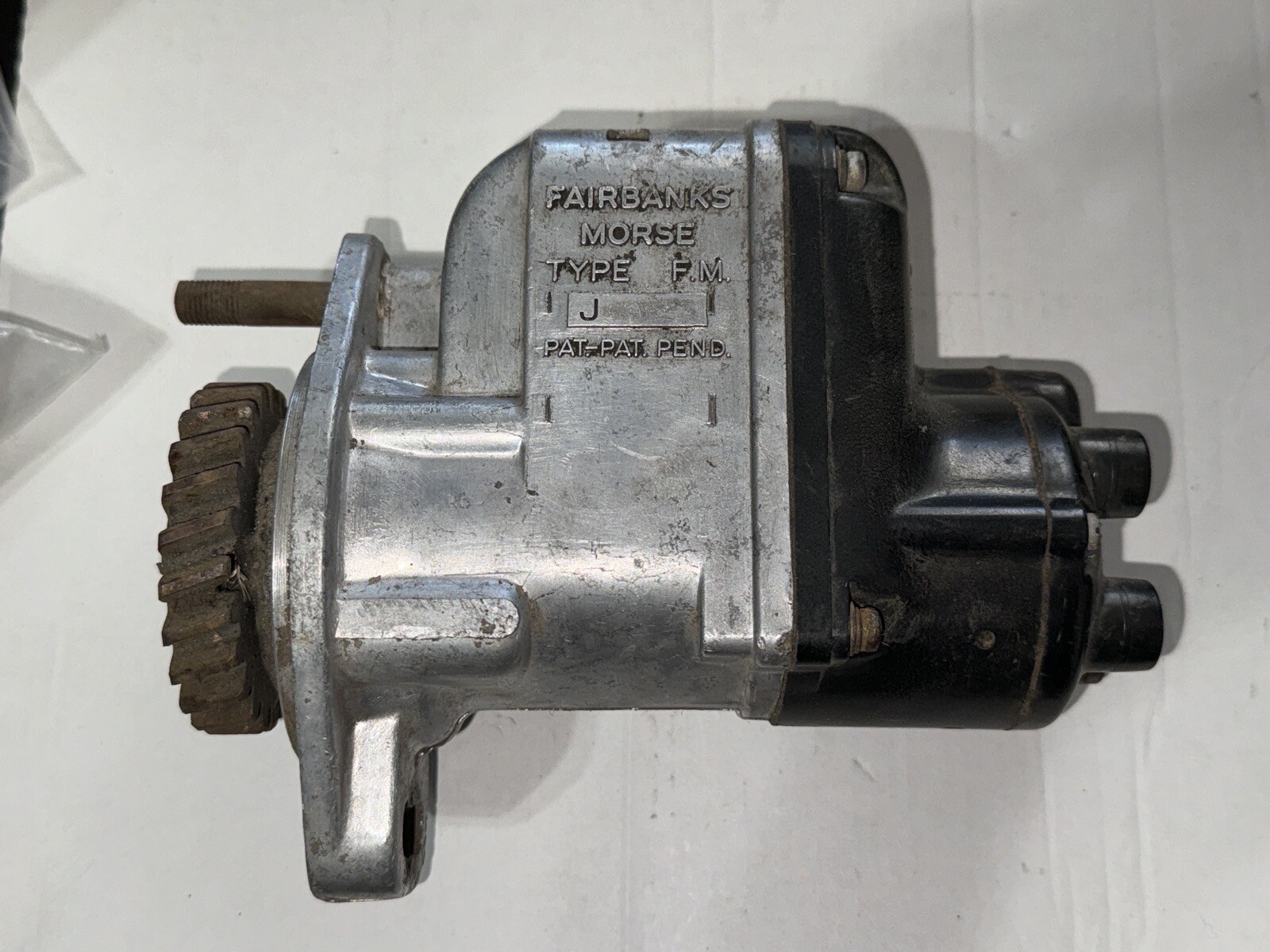 Vintage Fairbanks Morse Type FM Model J Magneto Good Shape Goid