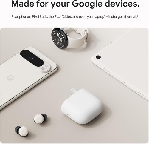 New 2024 Genuine OEM Google 45W USB-C Power Charger GA05732-US - Picture 4 of 10
