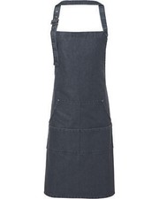 Artisan Collection by Reprime Unisex Jeans Stitch Denim Bib Apron - RP126