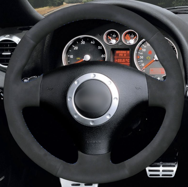 for Audi A3 8L 8P Alcantara steering wheel cover | eBay
