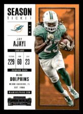 2017 Panini Contenders #93 Jay Ajayi Miami Dolphins