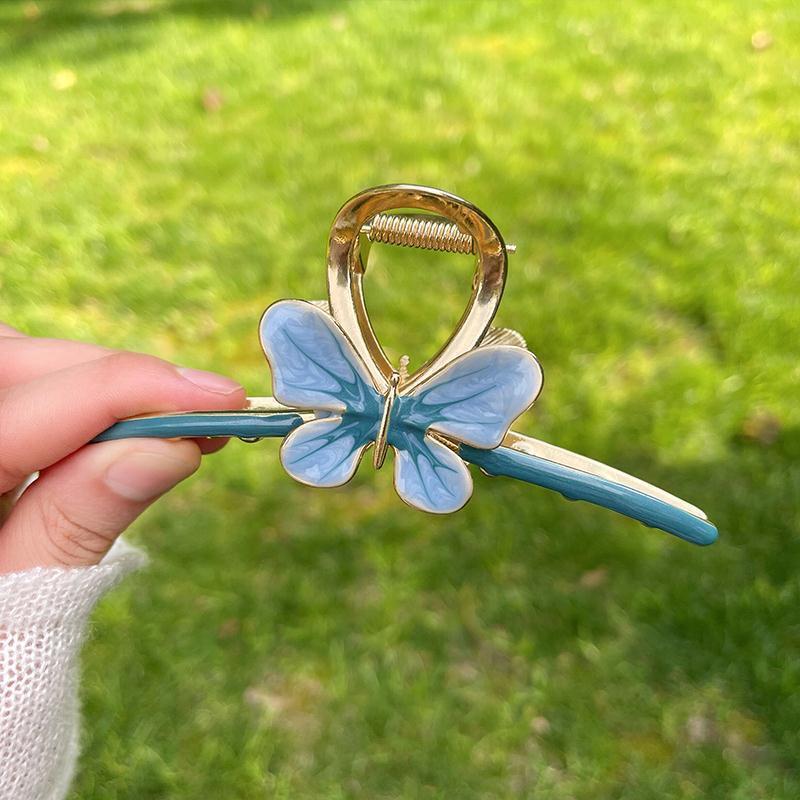 3PCS Butterfly Women Hair Claws Luxury Hair Clips Barrette Headwear