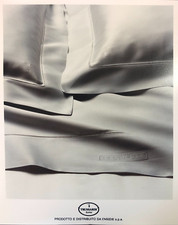 COMPLETO LETTO-TRUSSARDI-in SATEN di PURO COTONE con ORLO a GIORNO-MATRIMONIALE-