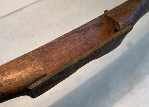 Antique Wood Spoke Shave Tool wooden vintage 2 5/8" blade 11 1/2" long Carpentry - Picture 3 of 11