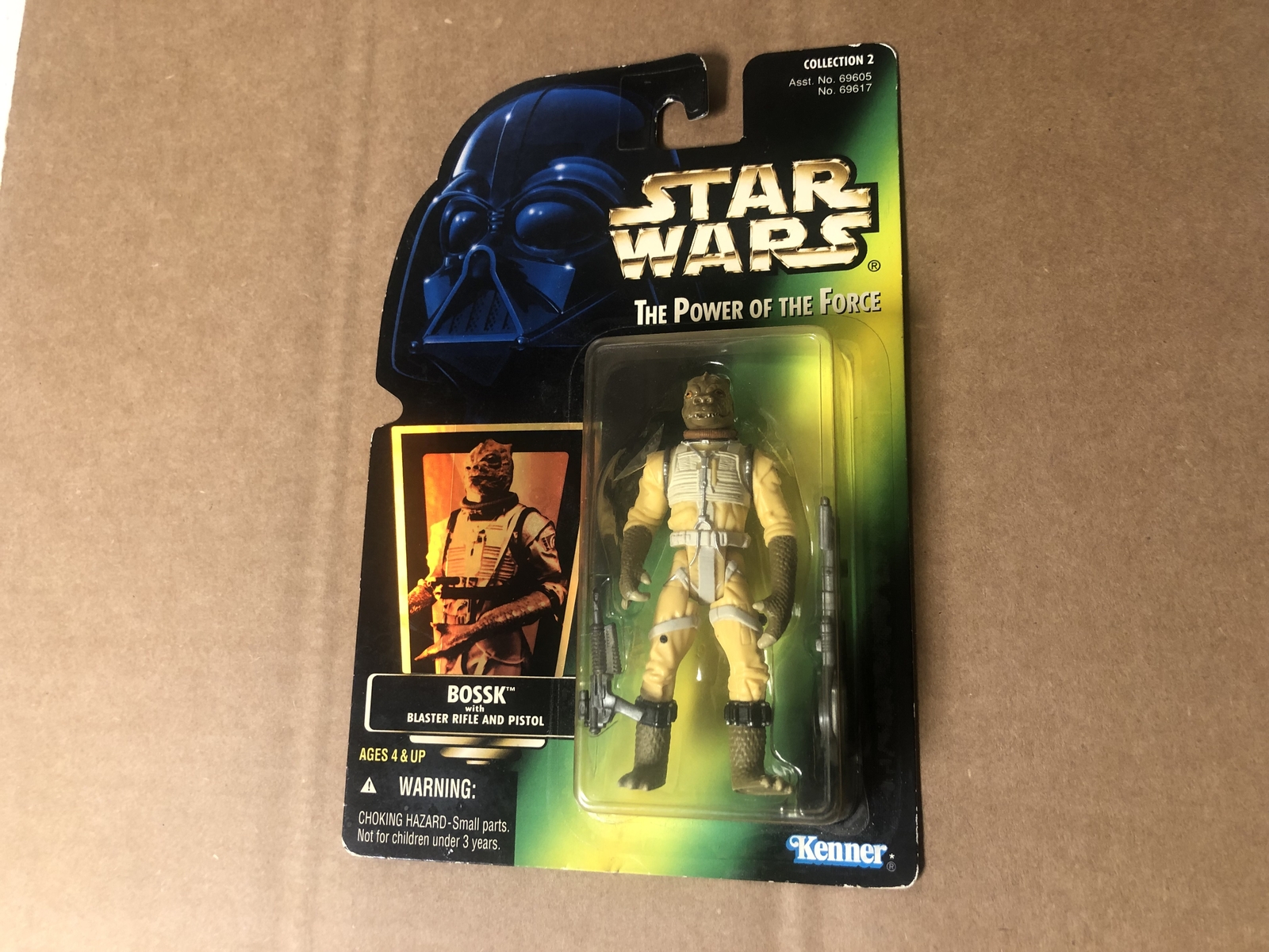 Совершенно новый Kenner 69617 1996 года выпуска Star Wars Bossk с бластерной винтовкой и пистолетом 2590₽