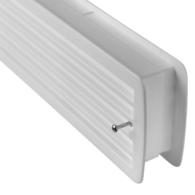 Engera Lüftungsgitter Für Badezimmertür – Zweiseitig, 453 X 91 Mm | Verbessert Luftzirkulation In Toilette, Lager & Abstellräumen