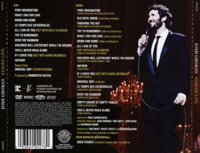 JOSH GROBAN - STAGES LIVE [CD/DVD] * NEW CD