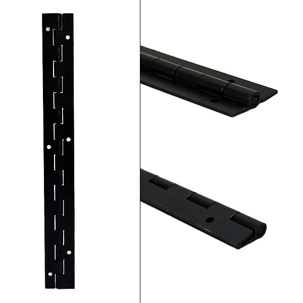 Boat Piano Hinge 9 x 1 Inch 16 Gauge Black Aluminum eBay
