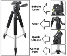 Pro Series 57" New Tripod With Case For Nikon Coolpix W150 A1000 B600 P1000