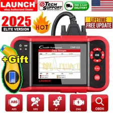 2025 New LAUNCH X431 CRP123 OBD2 Diagnostic Scanner ABS SRS Fault Code Reader