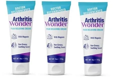 Arthritis Wonder Pain Relieving Cream 4 oz X ***3 Packs***
