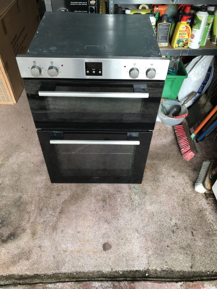 USED LOGIK LBIDOX21 Double Electric Oven eBay