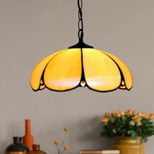 Tiffany Acrylic Chandelier Pendant Lamp Vintage Ceiling Fixture Hanging Lights