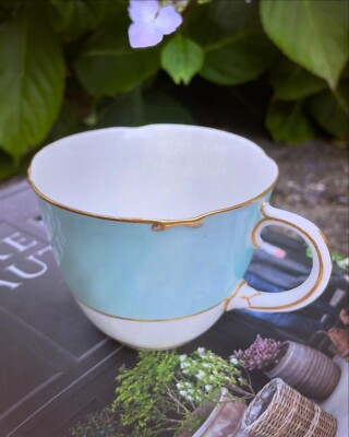 Royal Crown Derby Granat A878 Teetasse - ungewöhnlich ohne Blumendesign, C. 1925