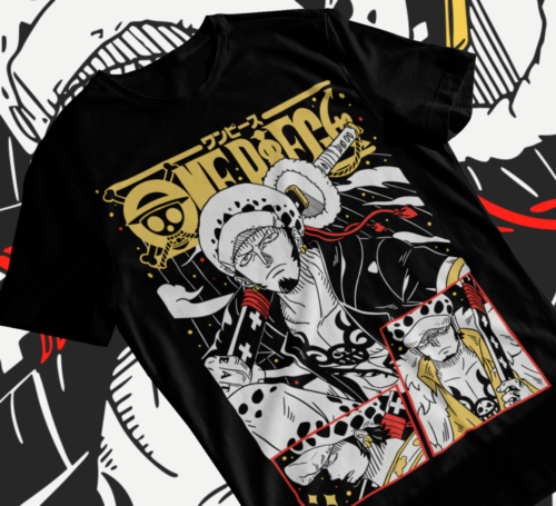 T-shirt vintage spécial, anime, design d'anime pirate, tee-shirt graphique - Photo 1/4