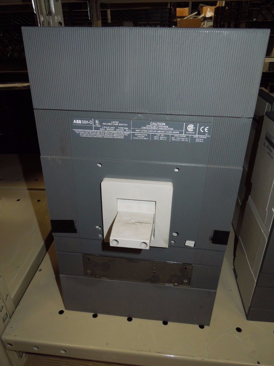 Interruttore ABB S6 SACE S6H-D 800A 600V 3 Poli Usato - GARANZIA 30 GIORNI - Foto 4