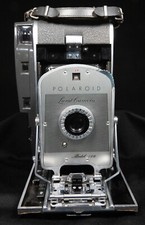 Polaroid Land Camera Model 150 Untested in Leather Case with Accessories