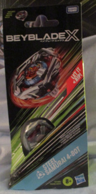 Hasbro Takara Tomy BEYBLADE X Steel Samurai 4-80T Let It Rip Balance Type Blade