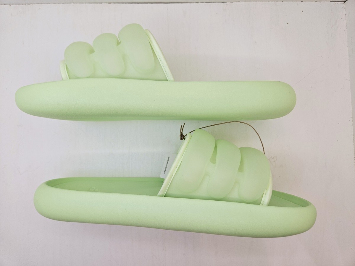 NEW adidas Men's 11 2024 Adilette ZPLAASH Slide 'Green Spark