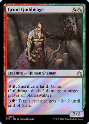 Gruul Guildmage 0189 MTG RVR NM Foil