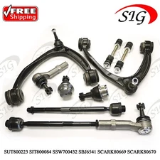 Front Control Arm Tie Rod Suspension Kit for 2007 - 2013 GMC Yukon XL 1500 10PC