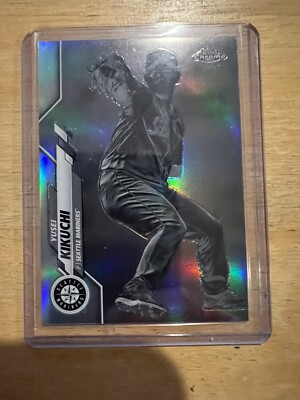 2020 Topps Chrome Yusei Kikuchi Mariners Reverse Negative #48