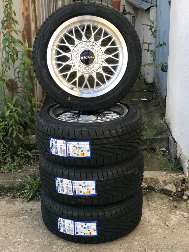 4x neu RETRO Sommerräder Ronal LS 15" 4x100 Toyo Reifen für VW Golf 1 2 Jetta - Bild 3 von 4