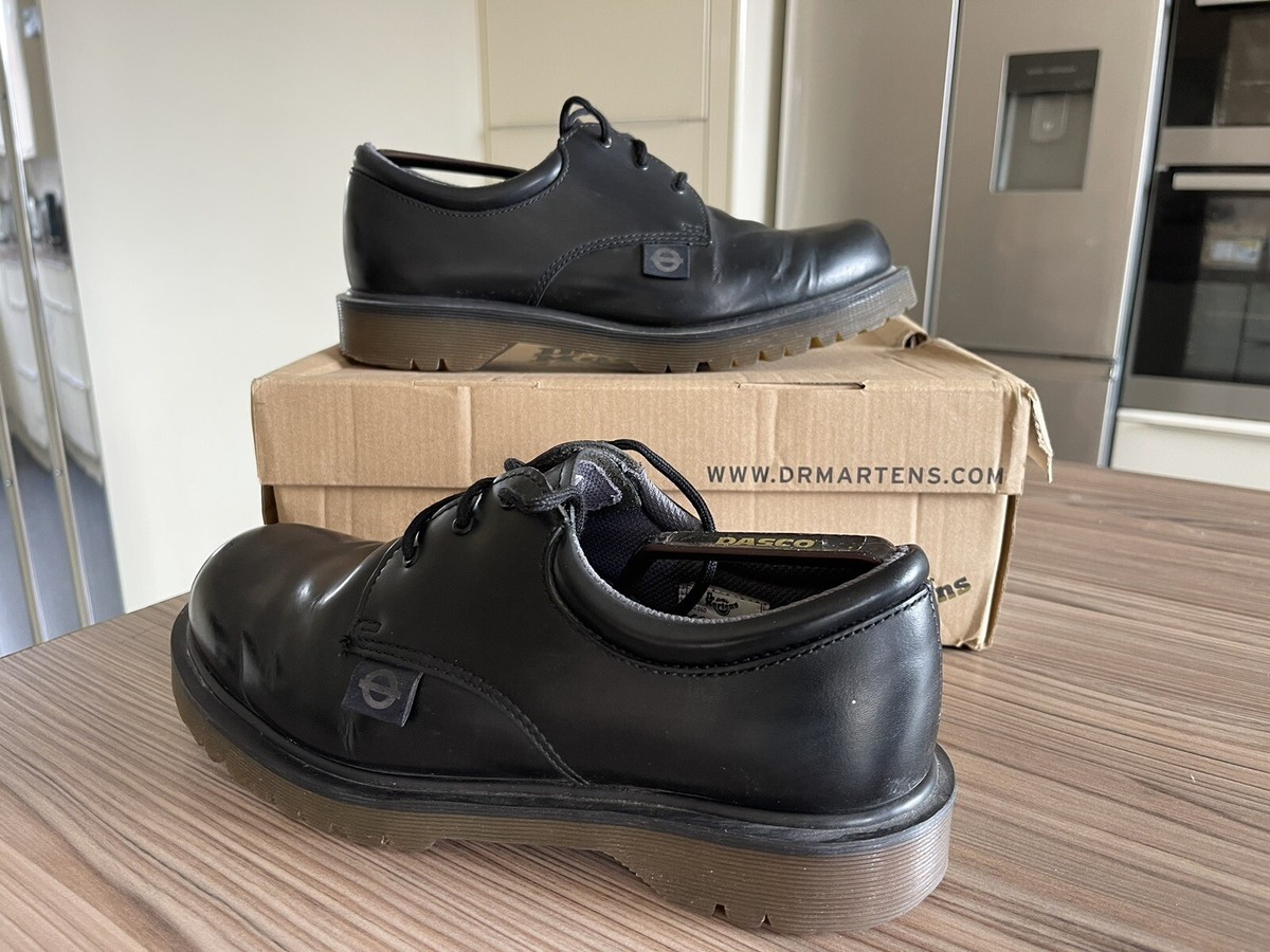 ドクターマーチン× underground Dr Martens Doc Martens London Underground Shoes Steel Toe Safety