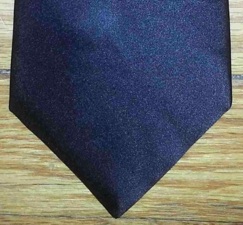 Joseph & Feiss International Tie Silk Shiny Solid Black NIB t2298 - Picture 5 of 5