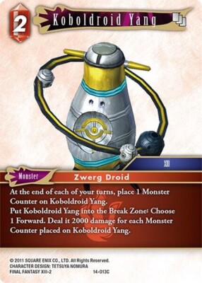 Koboldroid Yang Foil - 14-013C - NM - Final Fantasy