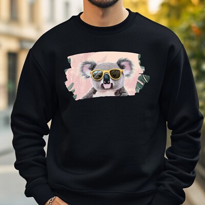 Koala With Glasses Sweatshirt Cosy And Perfect For Any Occasion S To 4XL