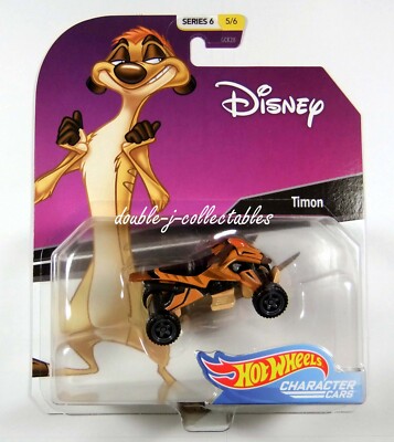 2020 Hot Wheels Disney Pixar Lion King Timon Character Car