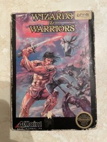 Wizards & Warriors (Nintendo Entertainment System, 1987) NES In Box TESTED