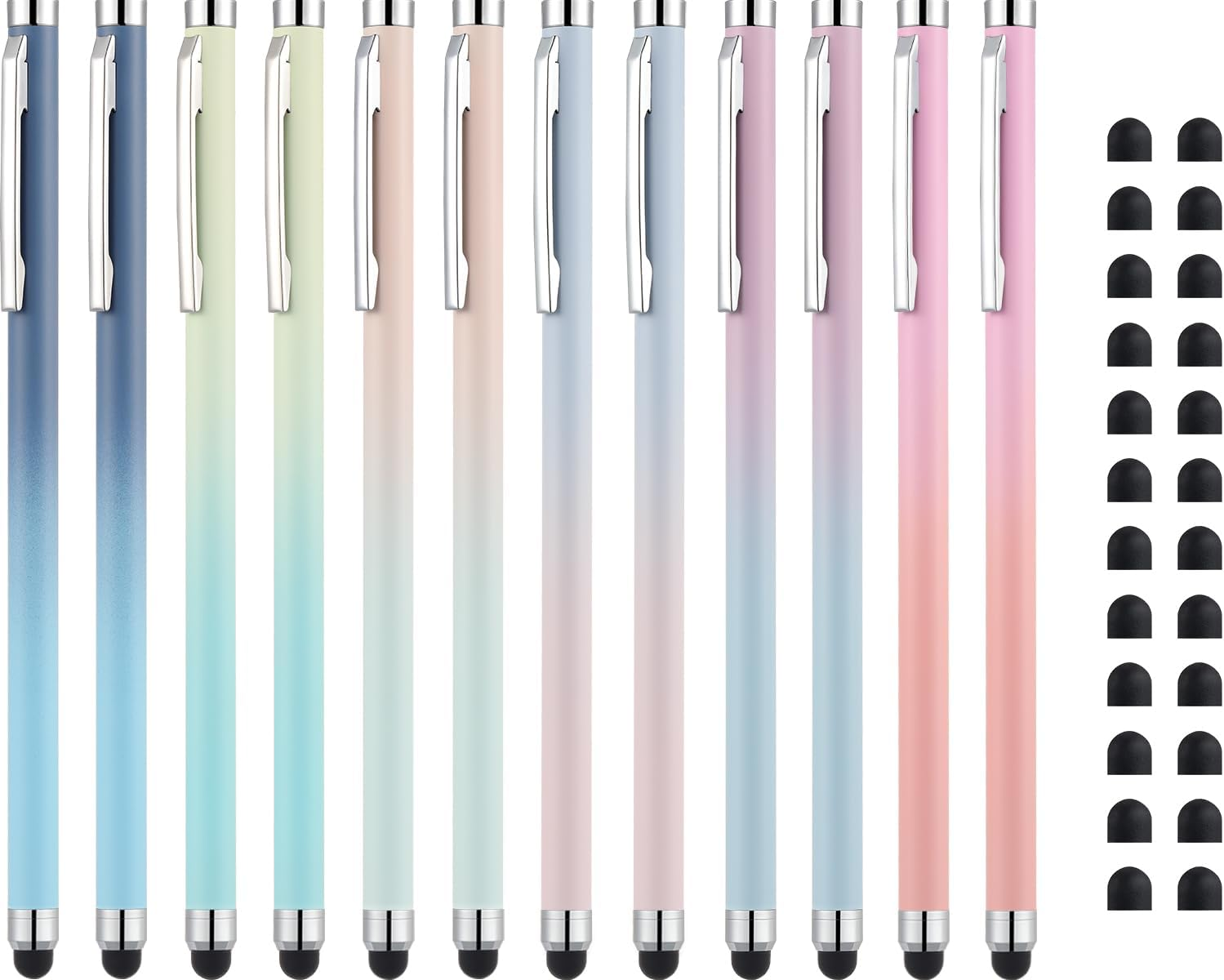 12 Pack Linfanc Stylus Pens for iPad with High Sensitivity Touch Screens-image