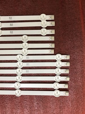 LED Strip Replacement Kit For LG 47LN5400 TV - 12 Bars (AgS Brand, 3V, 2-Pin)
