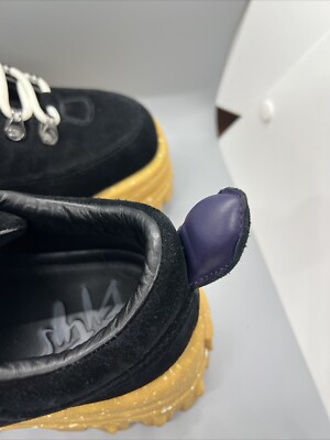 Eytys Angel Black Suede Brown Speckled Soul U.S 6 Women EUC Light