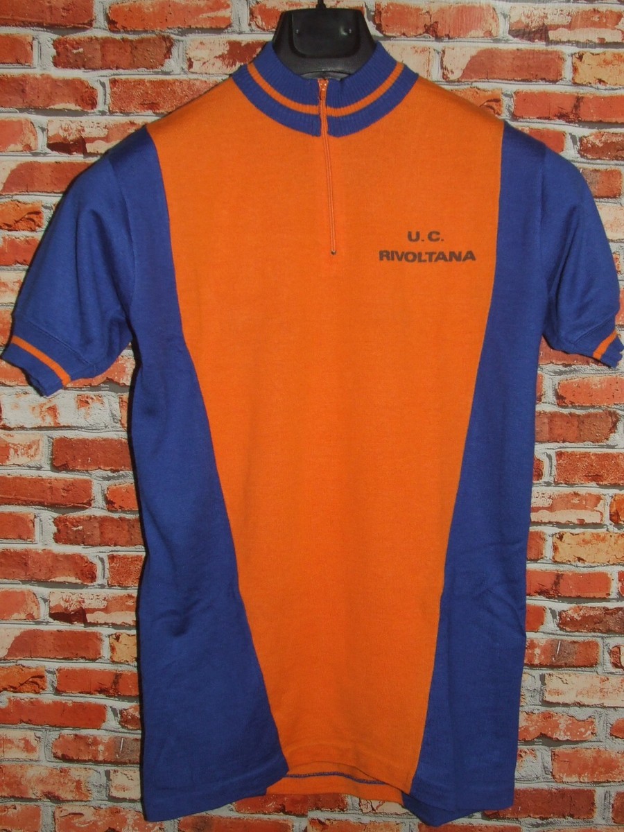 Eroica Camiseta Shirt Maillot Bici Ciclismo Vintage 70'S Rivoltana 50% de Lana