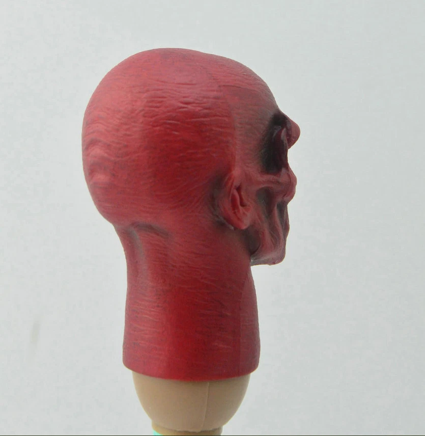 Custom 1/6 Scale Red Skull Head Sculpt For Hot Toys Figure Body - Image 3 of 4
