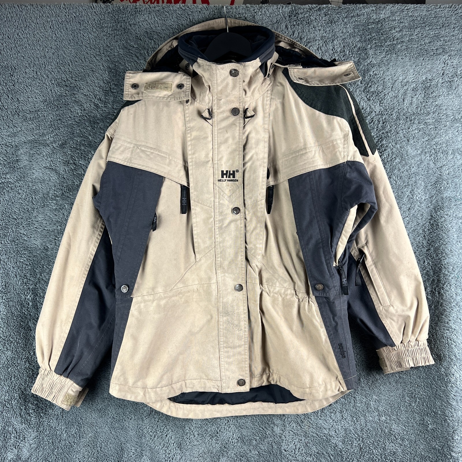 Vintage Helly Hansen Equipe Helly Tech Brown Ski … - image 1