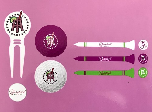 Barstool Golf Ladies Golf Accessory Gift Box Balls Tees Towel Marker - Picture 4 of 5