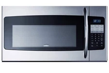 SUMMIT OTRSS301 30"W x 17"H Over The Range 1.6 Cu. Ft Microwave, Stainless Steel