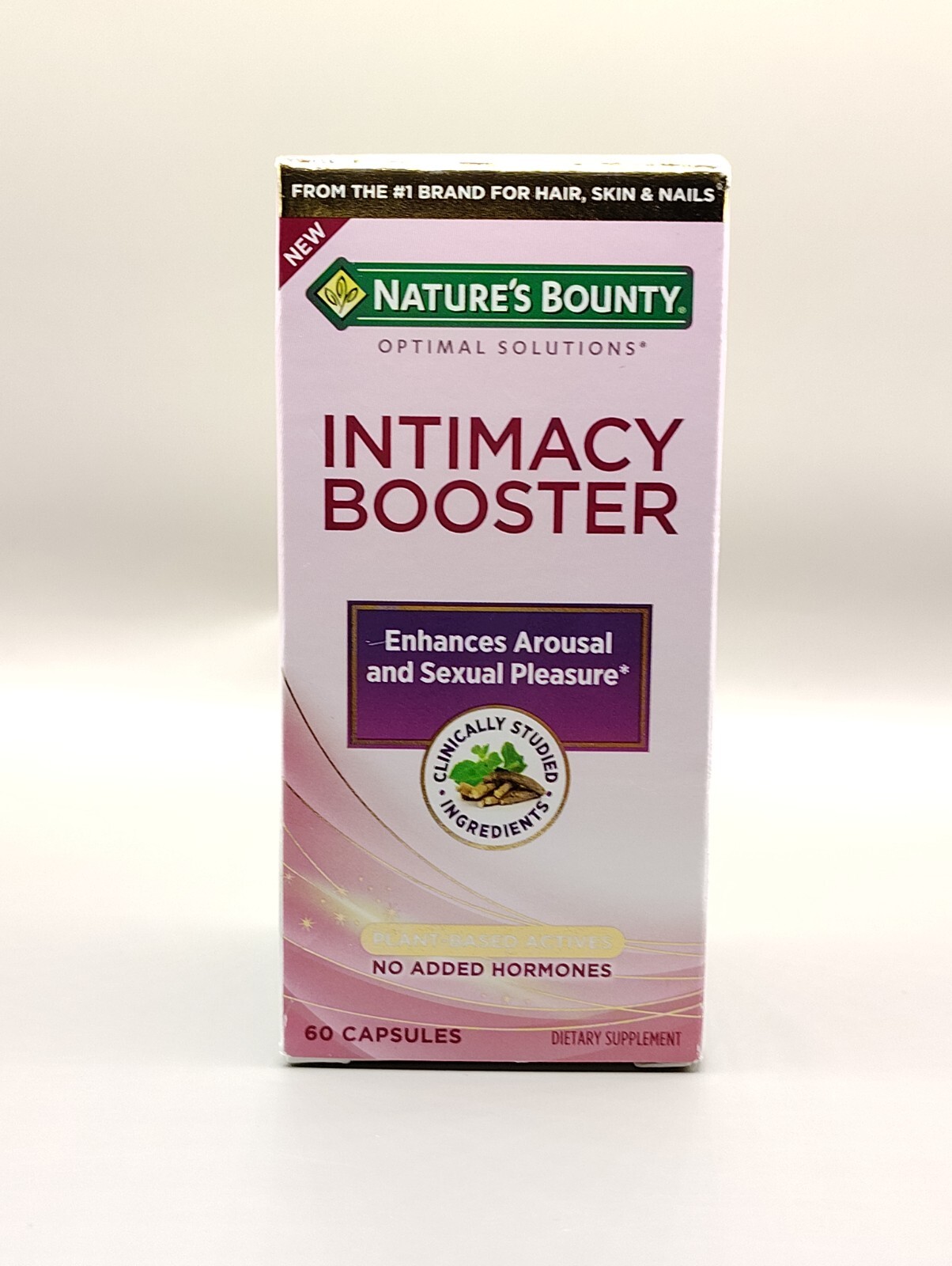 Natures Bounty • INTIMACY BOOSTER• 60 Capsules EXP: 12/25