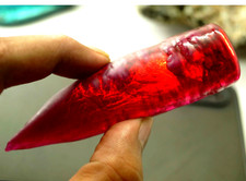 174 Ct Natural Red Painite Untreated Uncut Rough Loose Certified Gemstone