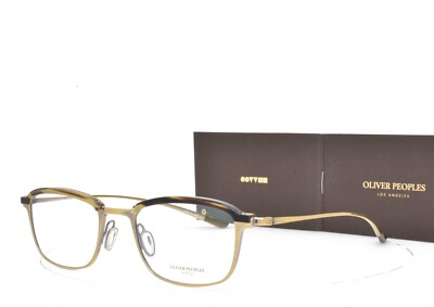 Oliver Peoples Eyeglasses Antique GOLD JAPAN Titanium 47-19-140