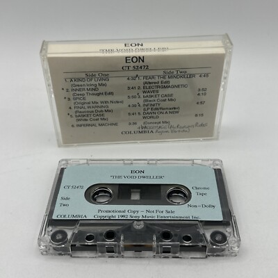 Eon - Void Dweller Cassette Tape 1992 Columbia Promo Rave Classic Techno RARE