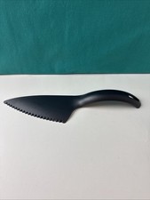 Tupperware Cake Pie Cutter Black Server Knife Slicer Spatula Vintage Style New