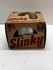 SLINKY Classic Retro Original Walking Spring Metal Toy 75th Anniversary, New