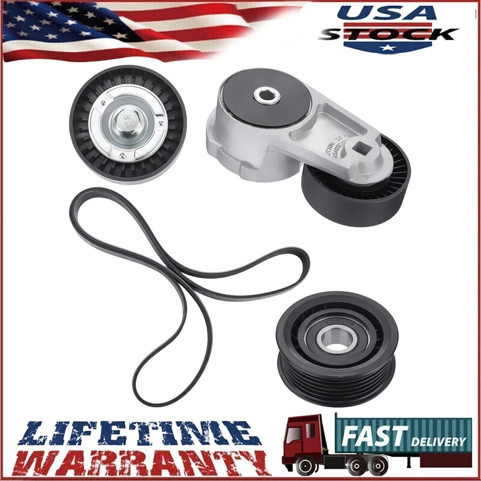 Tensor de transmisión por correa serpentina de 3,6 L para Chrysler Dodge Ram 11-20 y EE. UU. Foto 2 de 4