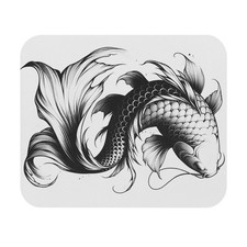 Mousepad Koi Fish Art Print